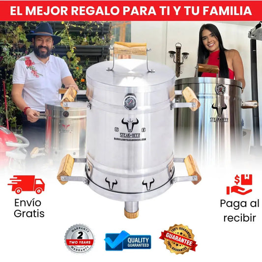 Barril Asador en Acero Inoxidable - !OFERTA LIMITADA!